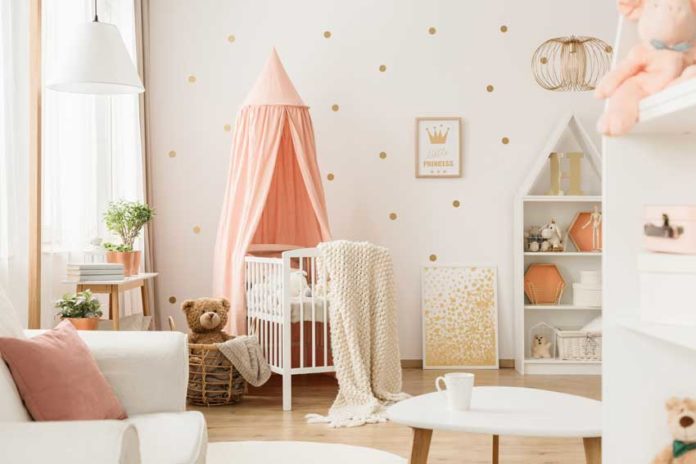 Quelle couleur choisir pour la chambre d’un bébé fille