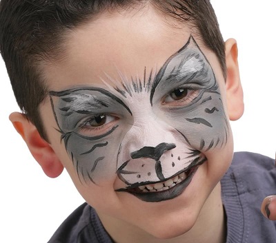 maquillage enfant halloween loup garou
