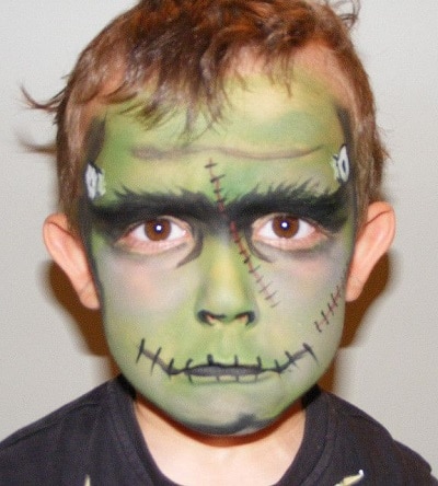 maquillage enfant halloween monstre