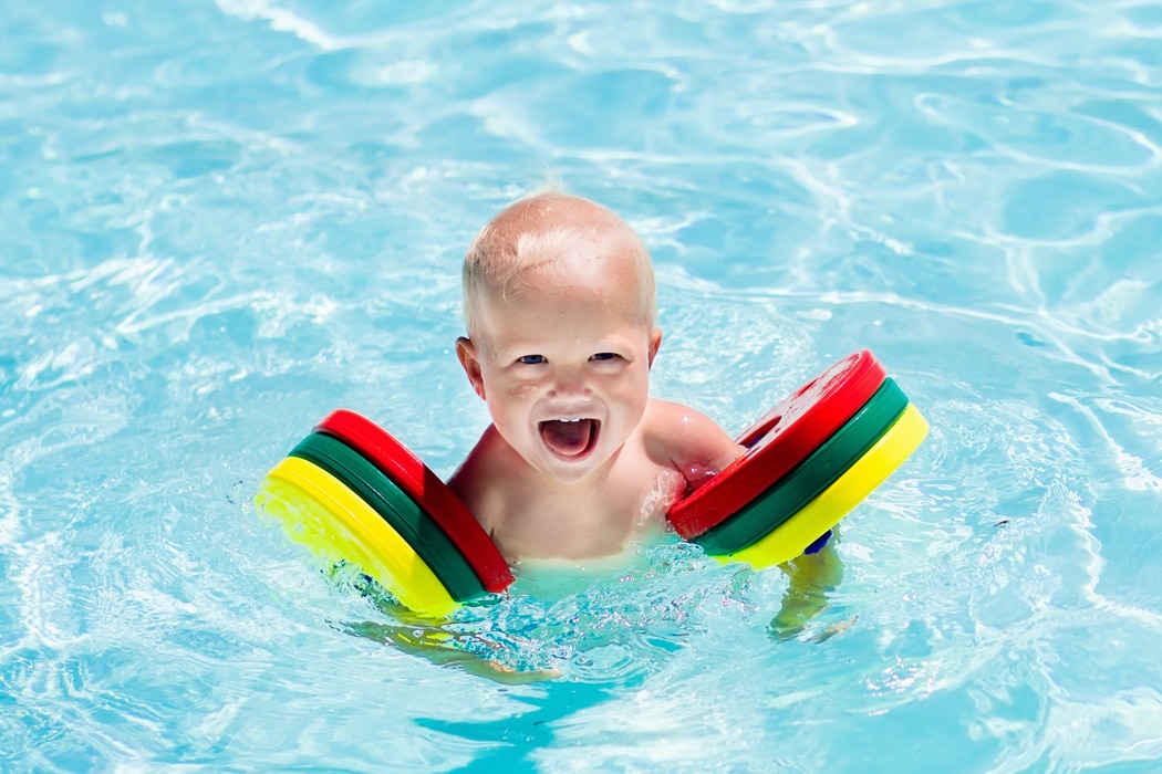 Brassards de natation Piscine pour enfants Brassards Flottants Brassard bébé  Gonflable
